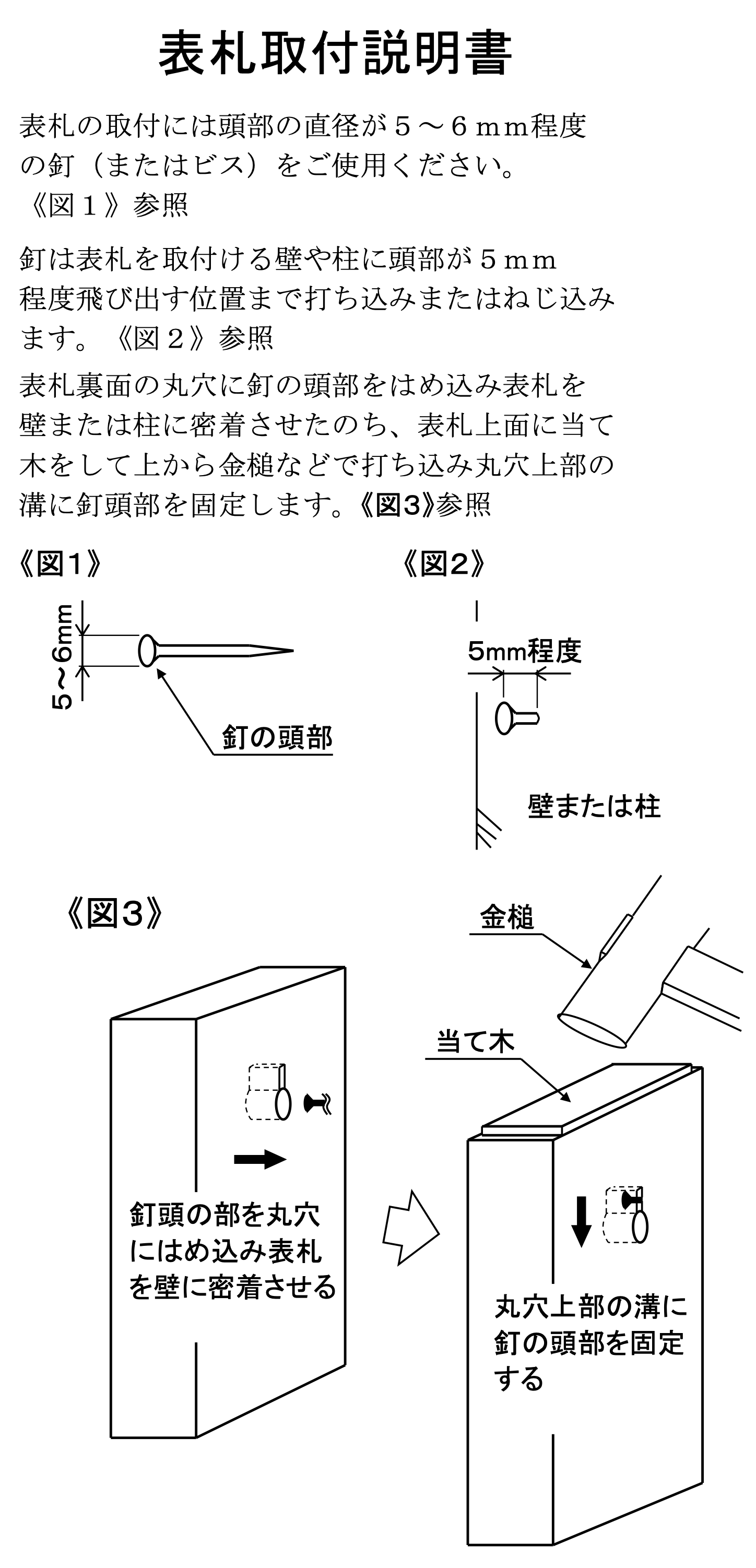 相撲字表札(氏名のみ)