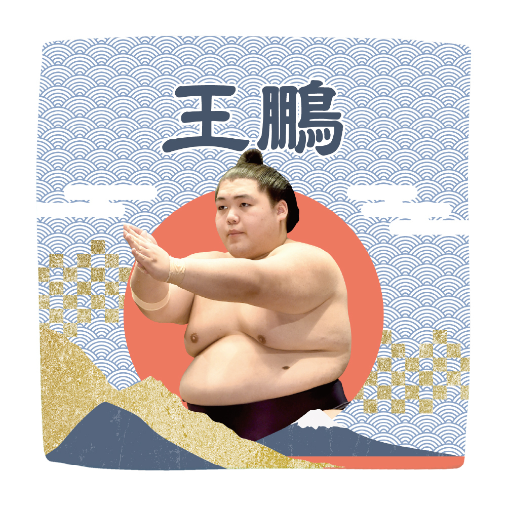 応援グッズ】力士ハンカチ（青海波） | 日本相撲協会 | 大相撲