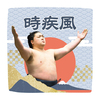 【応援グッズ】力士ハンカチ（青海波）