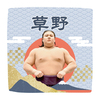 【応援グッズ】力士ハンカチ（青海波）