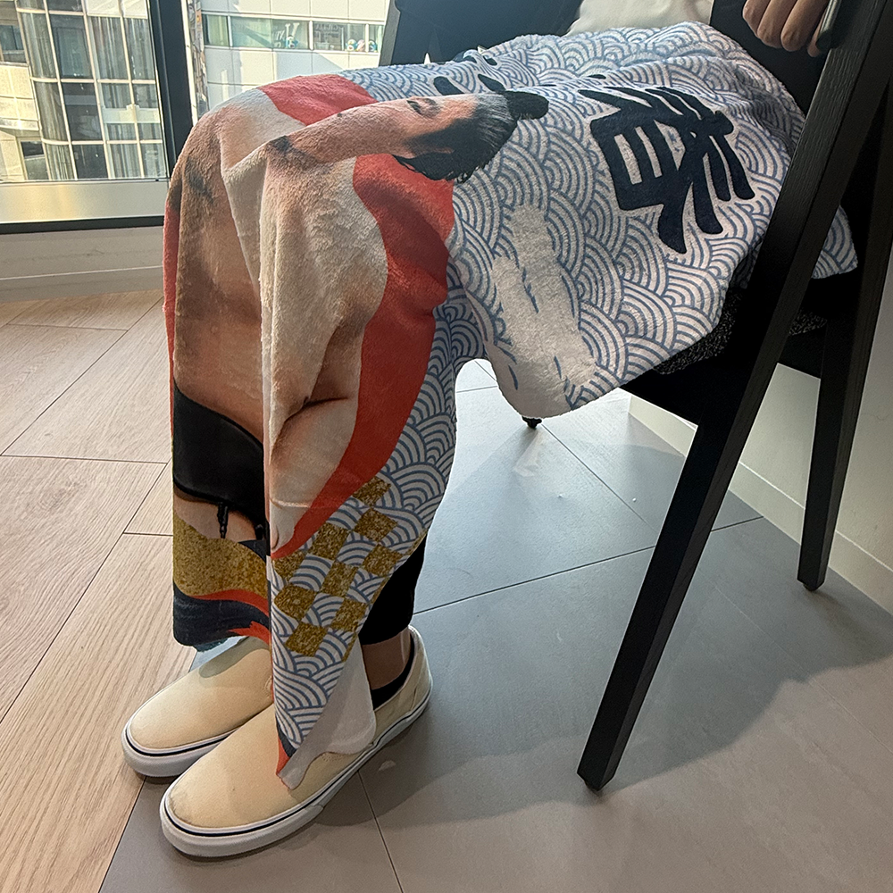 【応援グッズ】大ブランケット(青海波)