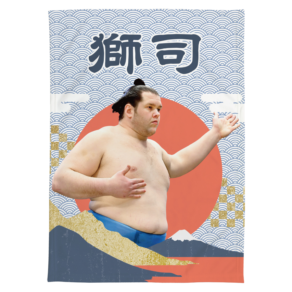 【応援グッズ】大ブランケット（青海波）