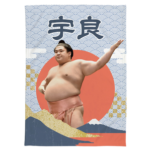 【応援グッズ】大ブランケット（青海波）
