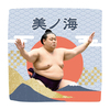 【応援グッズ】力士ハンカチ（青海波）