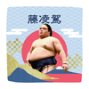 【応援グッズ】力士ハンカチ（青海波）