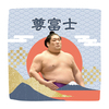 【応援グッズ】力士ハンカチ（青海波）