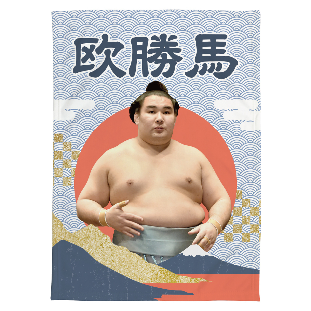 非売品　新品未使用　相撲グッズ 応援グッズ】大ブランケット（青海波） | 日本相撲協会 | 大相撲公式